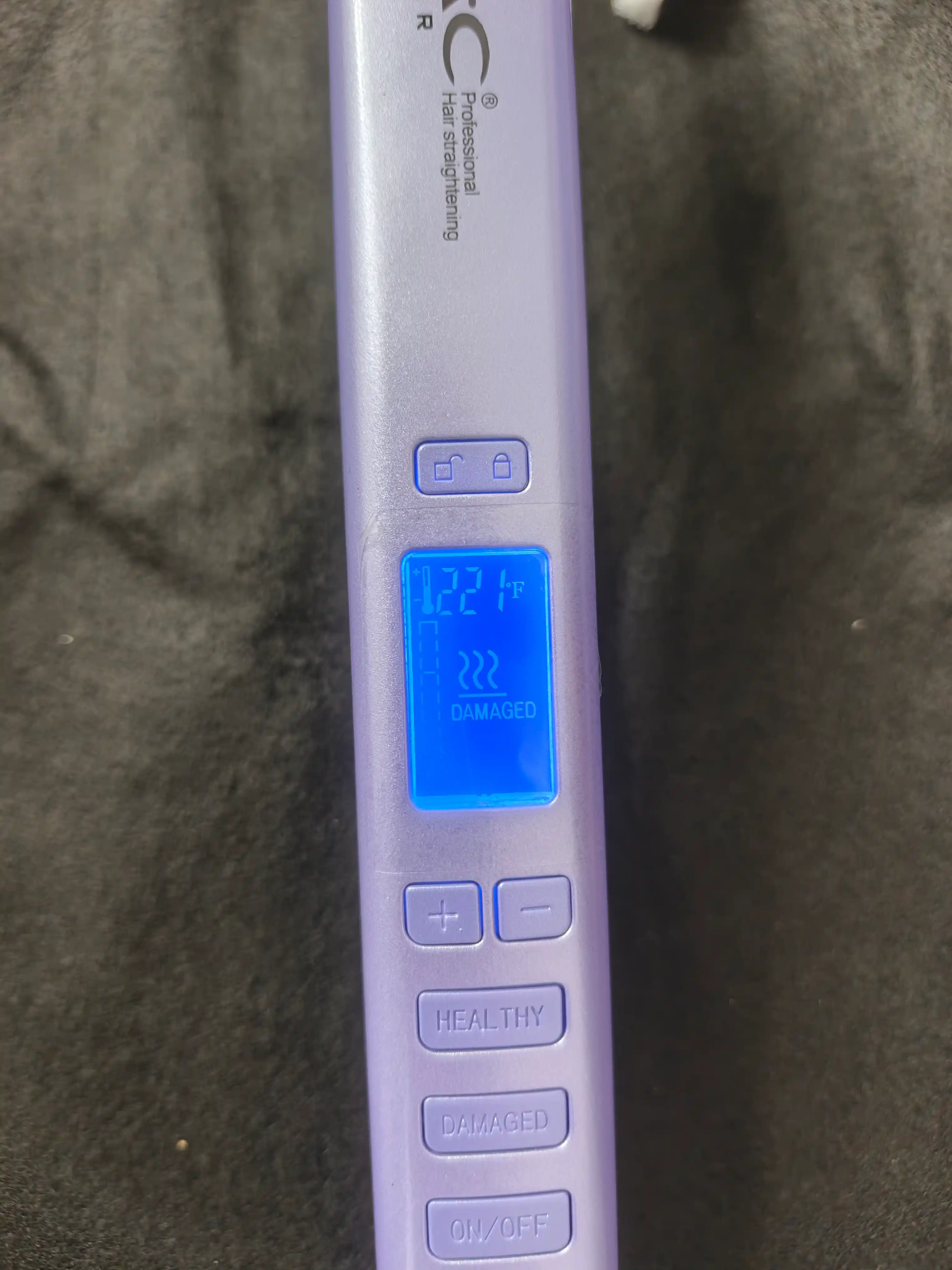 MAC Styler Keramika soch dazmoli, professional to‘g‘rilagich, LCD displey, 480°F