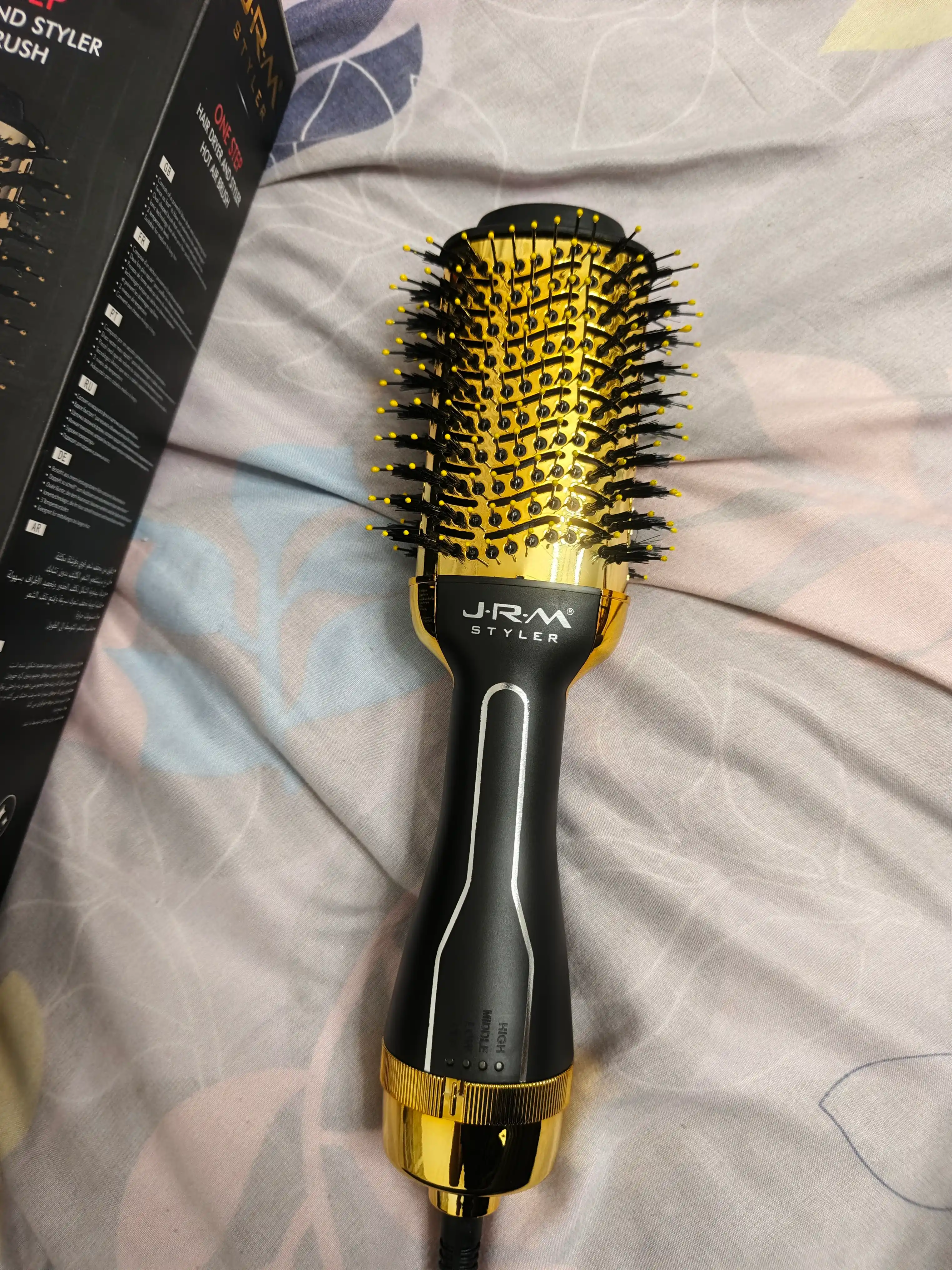 Soch quritish uchun taroq fen, tez soch turmaklash uchun JRM BRUSH, 3 tasi 1 da