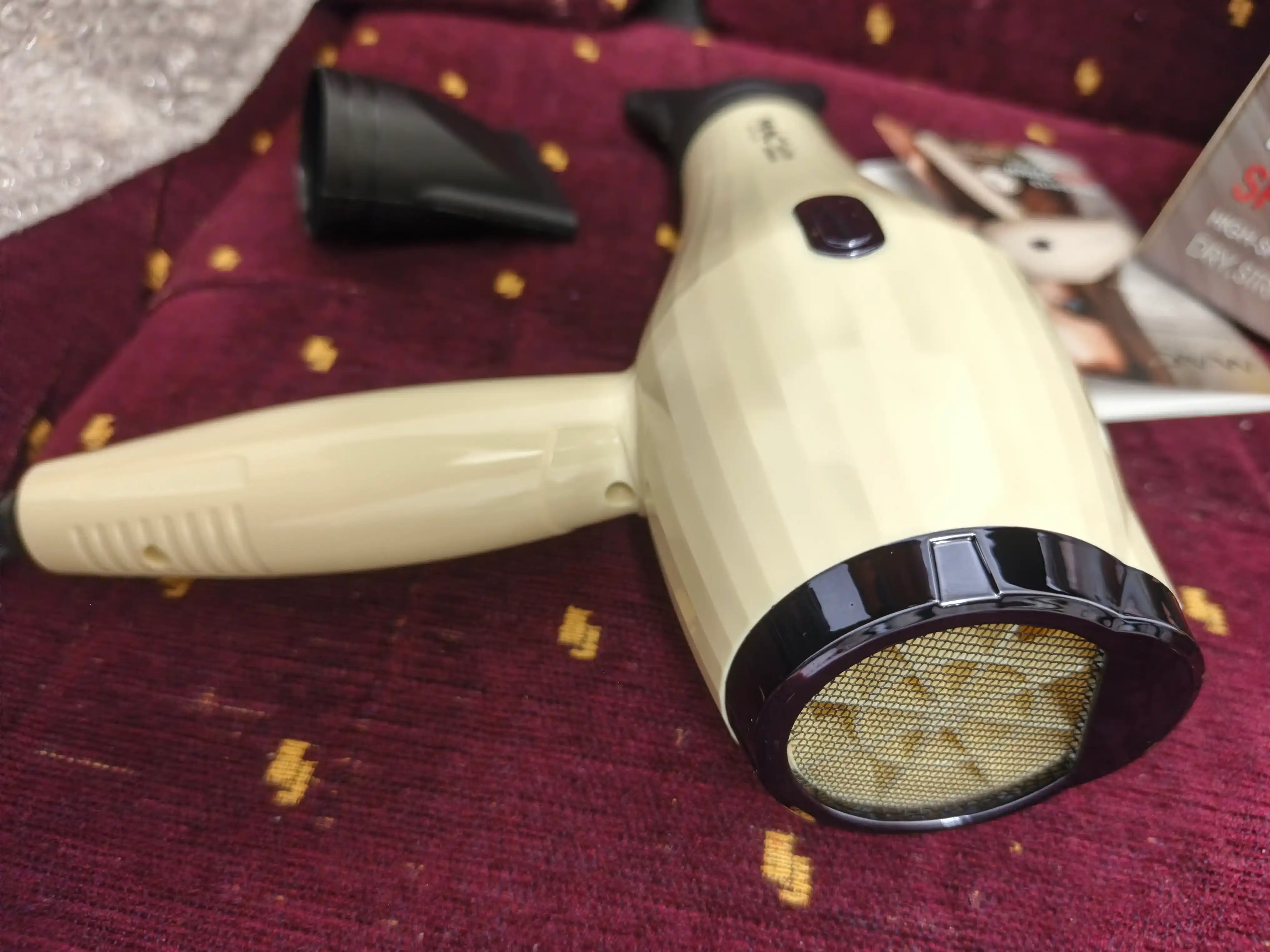 Фен для волос MAC Styler, профессиональный фен 2200W, 3 режима, 2 насадки