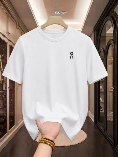 Футболка мужская ON CLOUD с логотипом oversize M–3XL - 