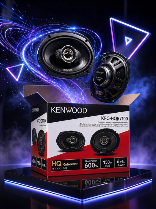 Avto kolonka Kenwood KFC-PS6977 6x9 570W 3 polosali kalonka mashina uchun bass kolonka