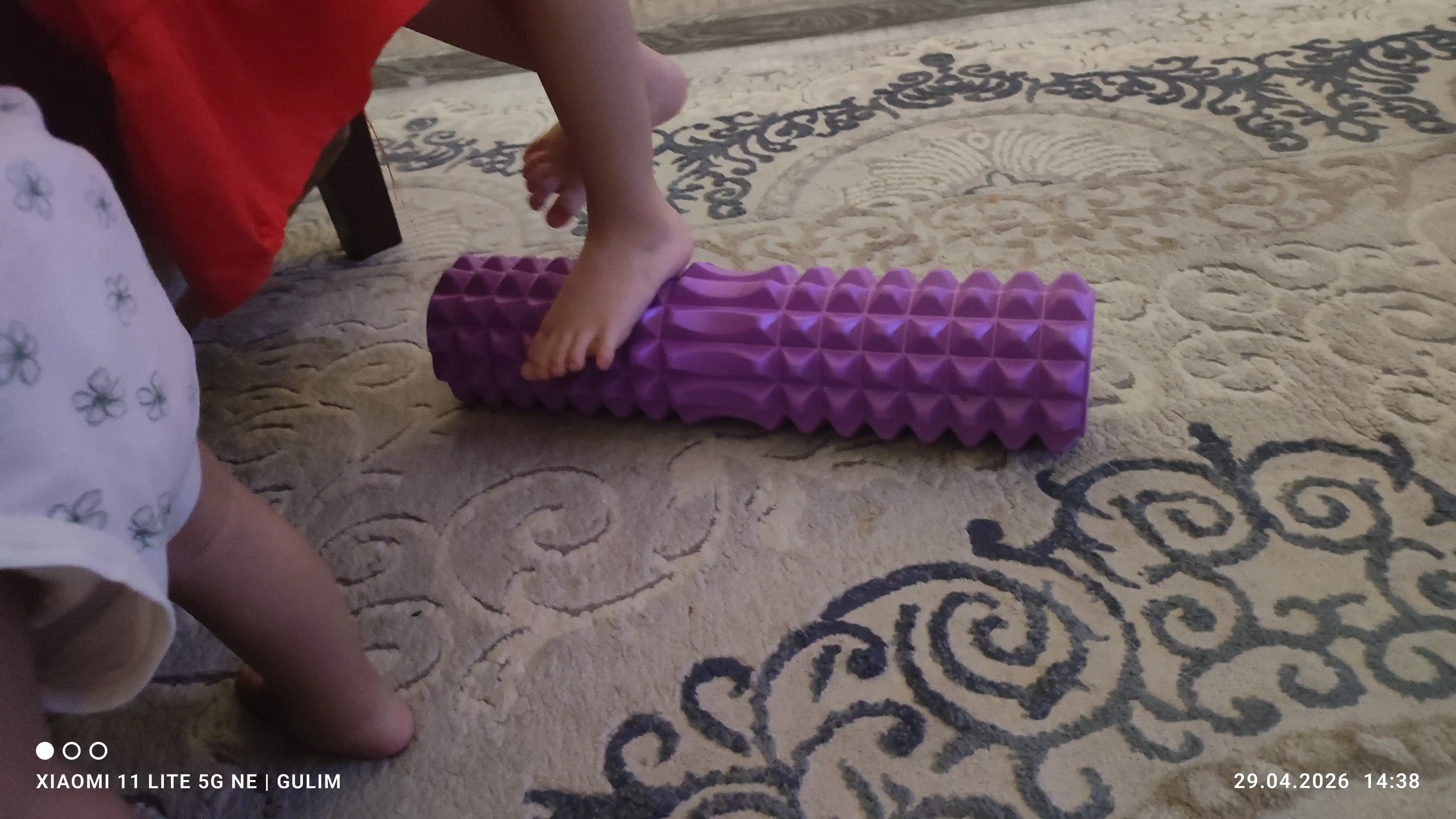 Fitness massaj valigi, orqa, yoga va pilates uchun, 45 sm