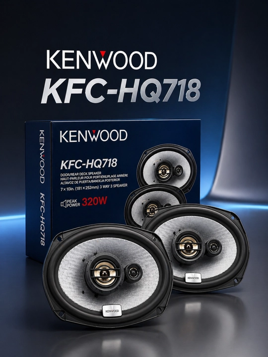 Avtomobil karnayi Kenwood KFC-HQ718, 7×10 3 yo'lli dinamik, 320W - 