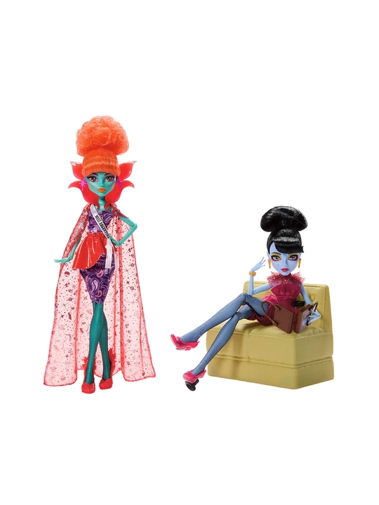 Monster High Skullector Beetlejuice Waiting Room 2-Pack 2 куклы 10.5" COA - 