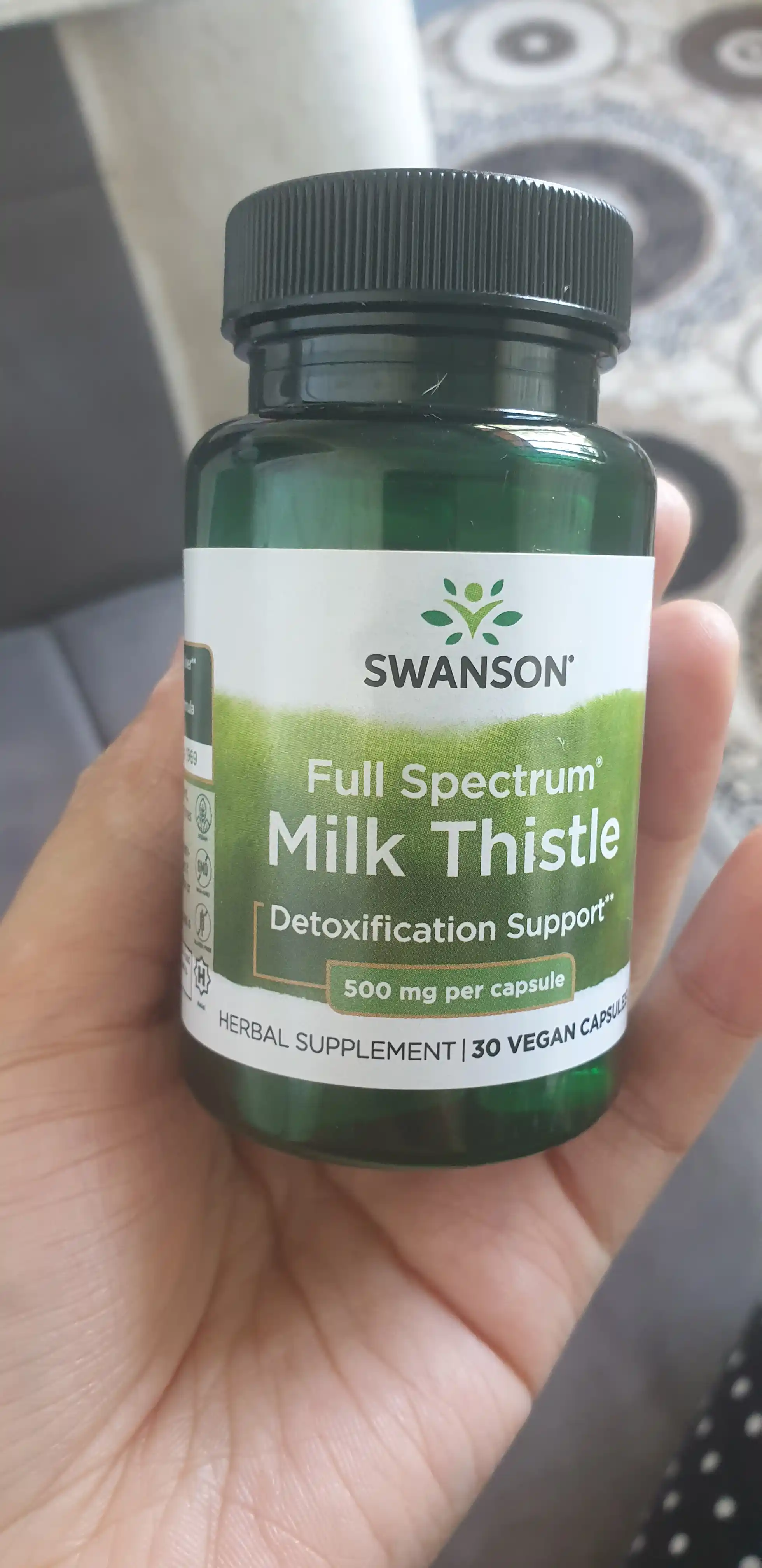 Swanson Sut qushqo'nmasi to'liq spektrlik, kapsulalar