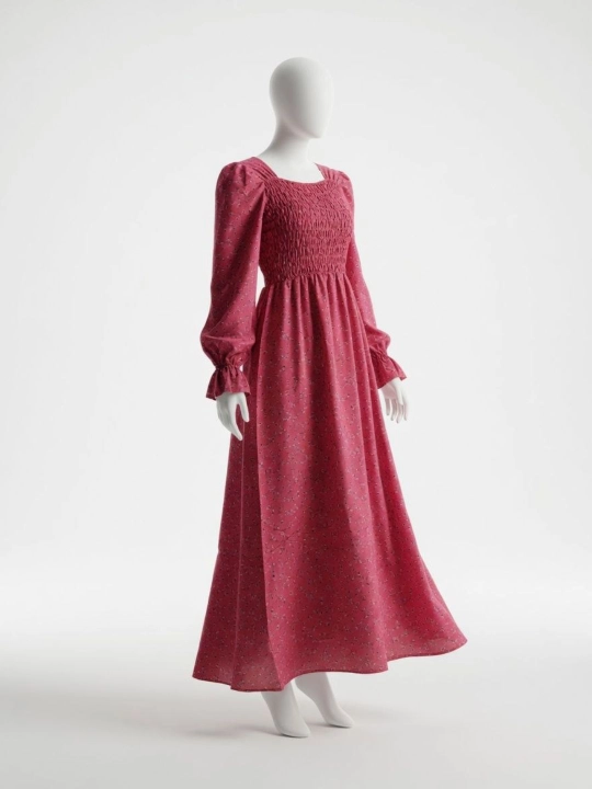 Платье с резинкой на талии “Elegant Fit”