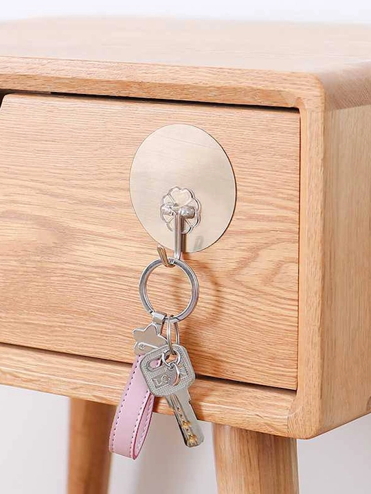 Devorga yopishtiriladigan o‘z-o‘zidan yopishuvchi ilgaklar to‘plami, 9 dona, 15 kg gacha