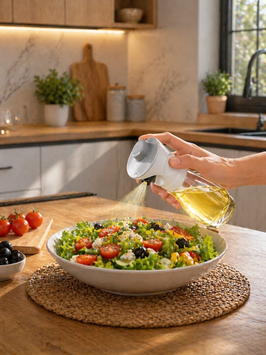 Распылитель масла стеклянный, дозатор масла для кухни