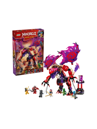 Конструктор LEGO NINJAGO 71832 Громовой Дракон Хаоса, 668 деталей