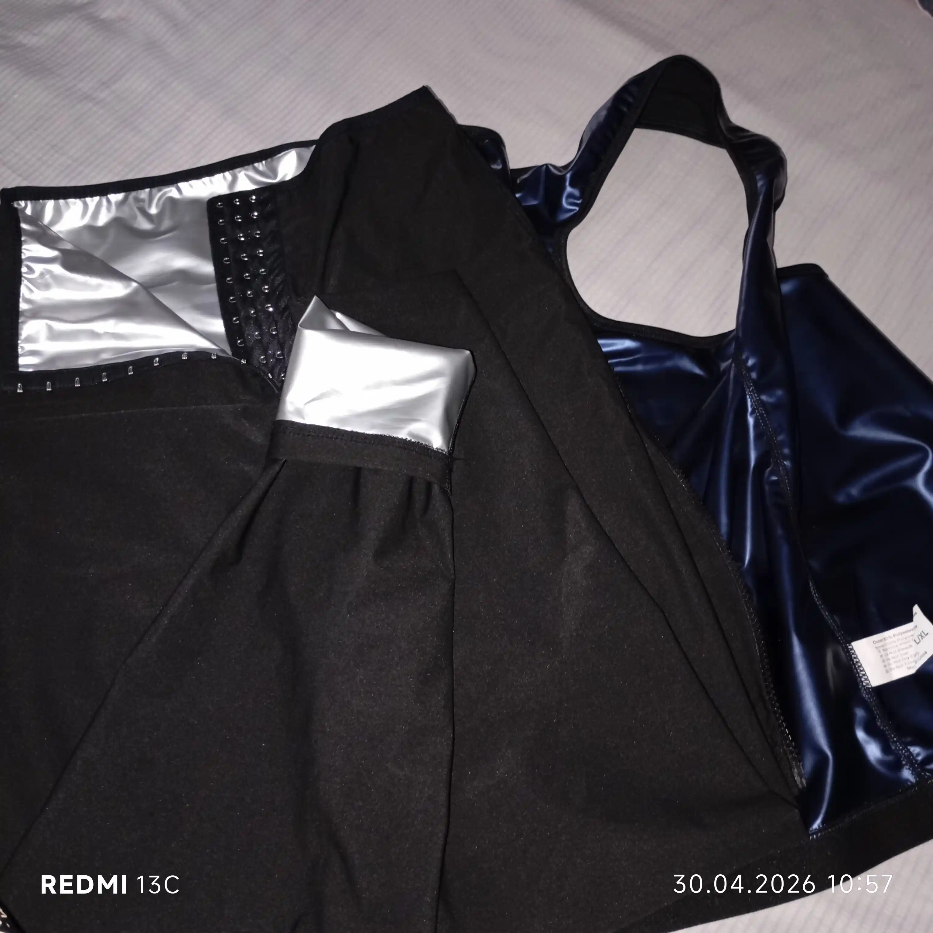 Sauna effektli, vazn yo'qotish uchun leggings shimlari, sport, yog' yoqadigan