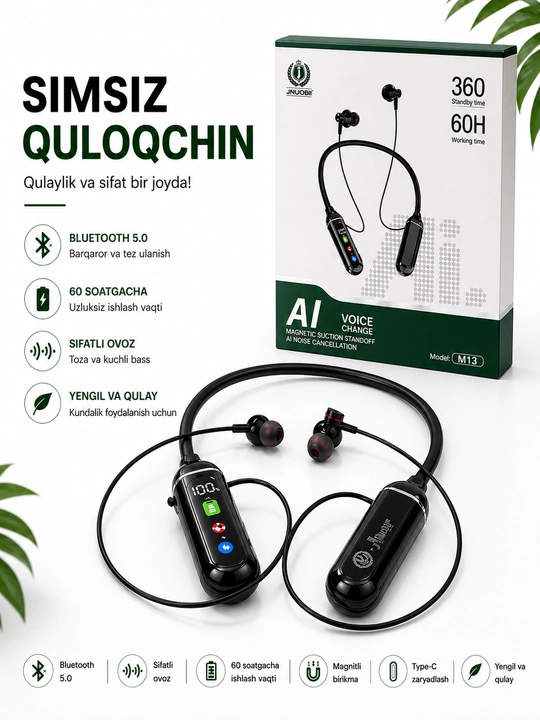Simsiz Bluetooth quloqchin