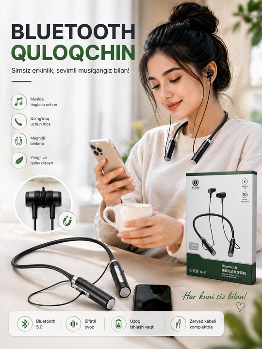 Simsiz Bluetooth quloqchin