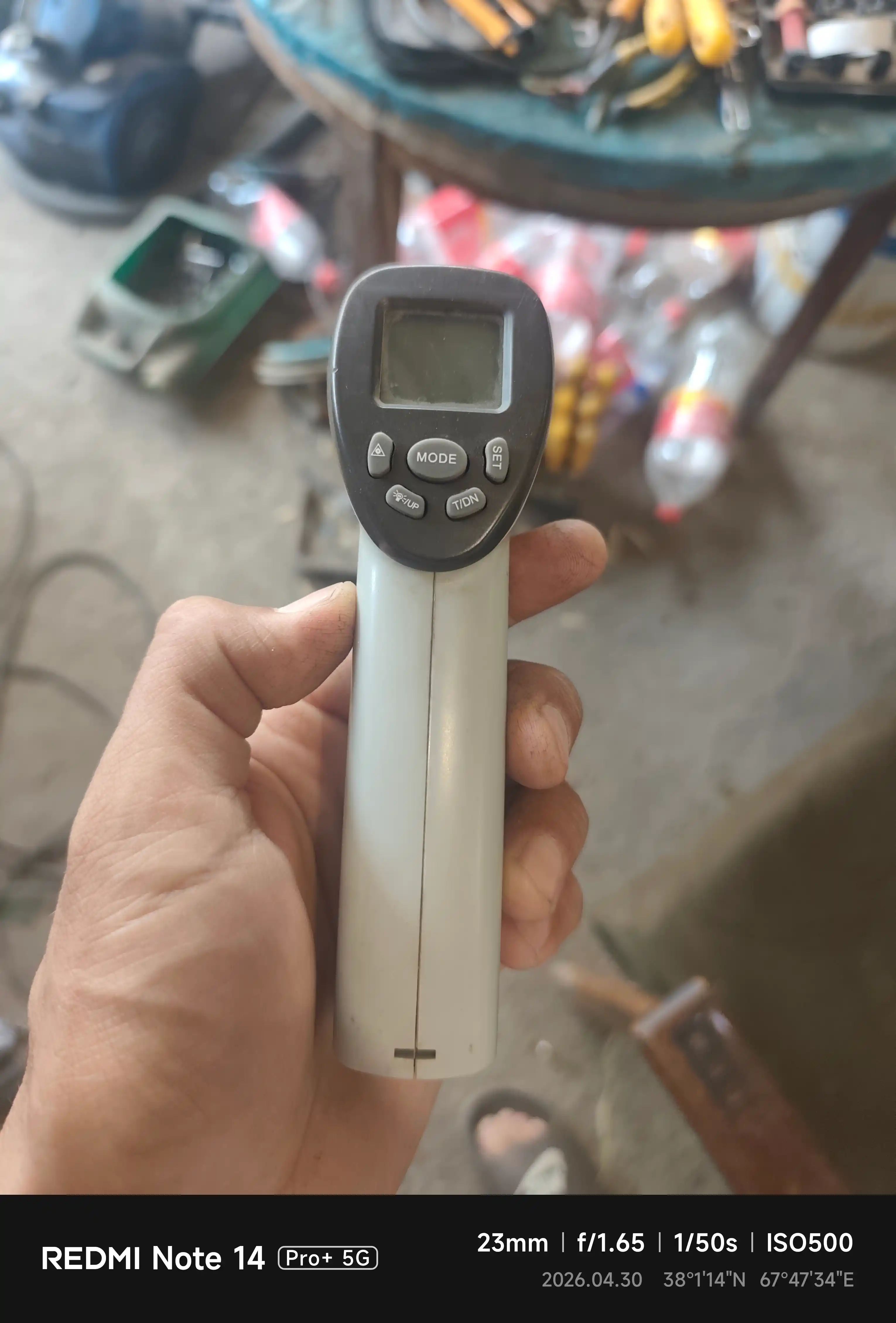 Termometr Infraqizil GM320
