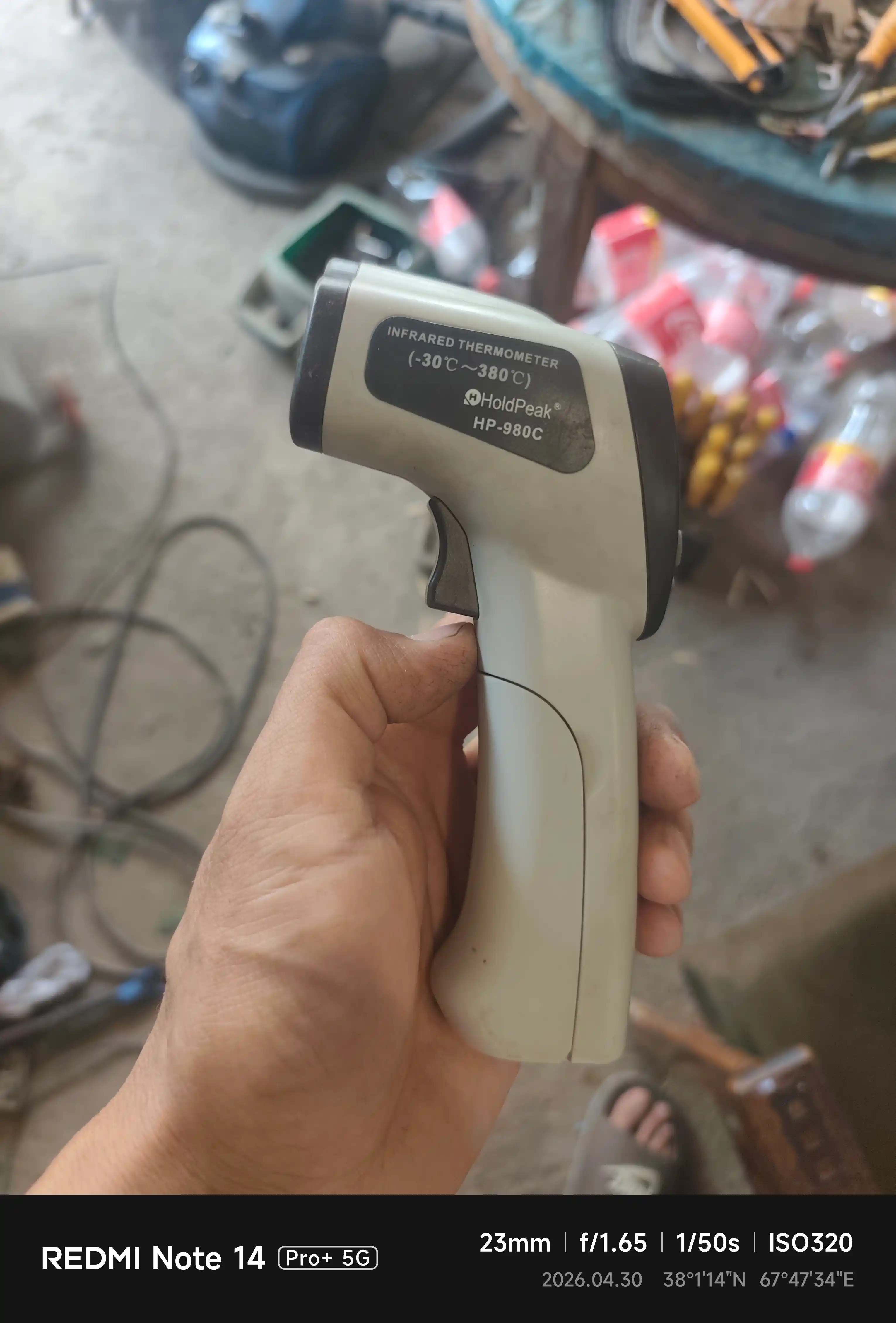 Termometr Infraqizil GM320