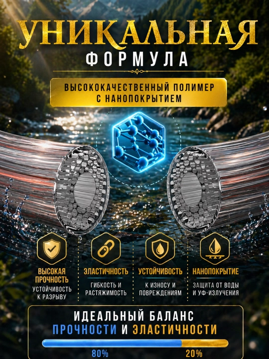 Леска , 100 м