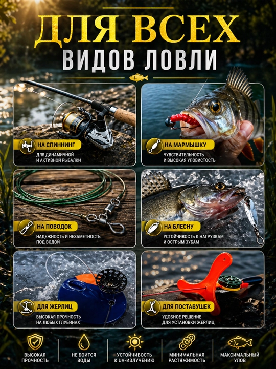 Леска , 100 м