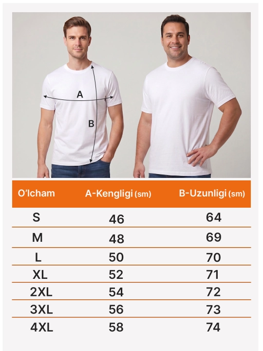 Erkaklar va ayollar uchun bir xil rangdagi futbolka, 100% paxta