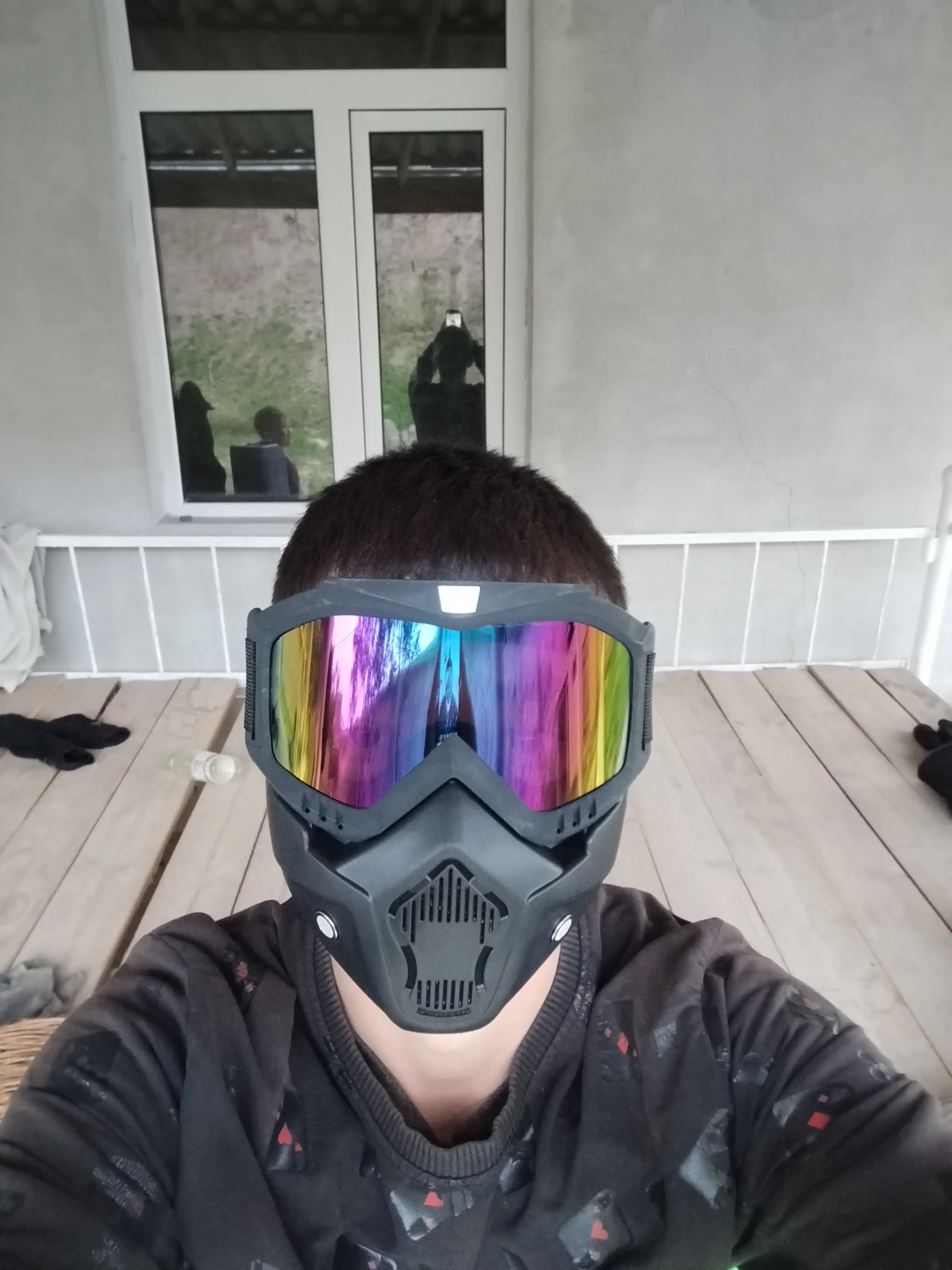 Shamol va qorga qarshi niqob, skuter, velosiped, mototsikl, va tog' chang'isi uchun