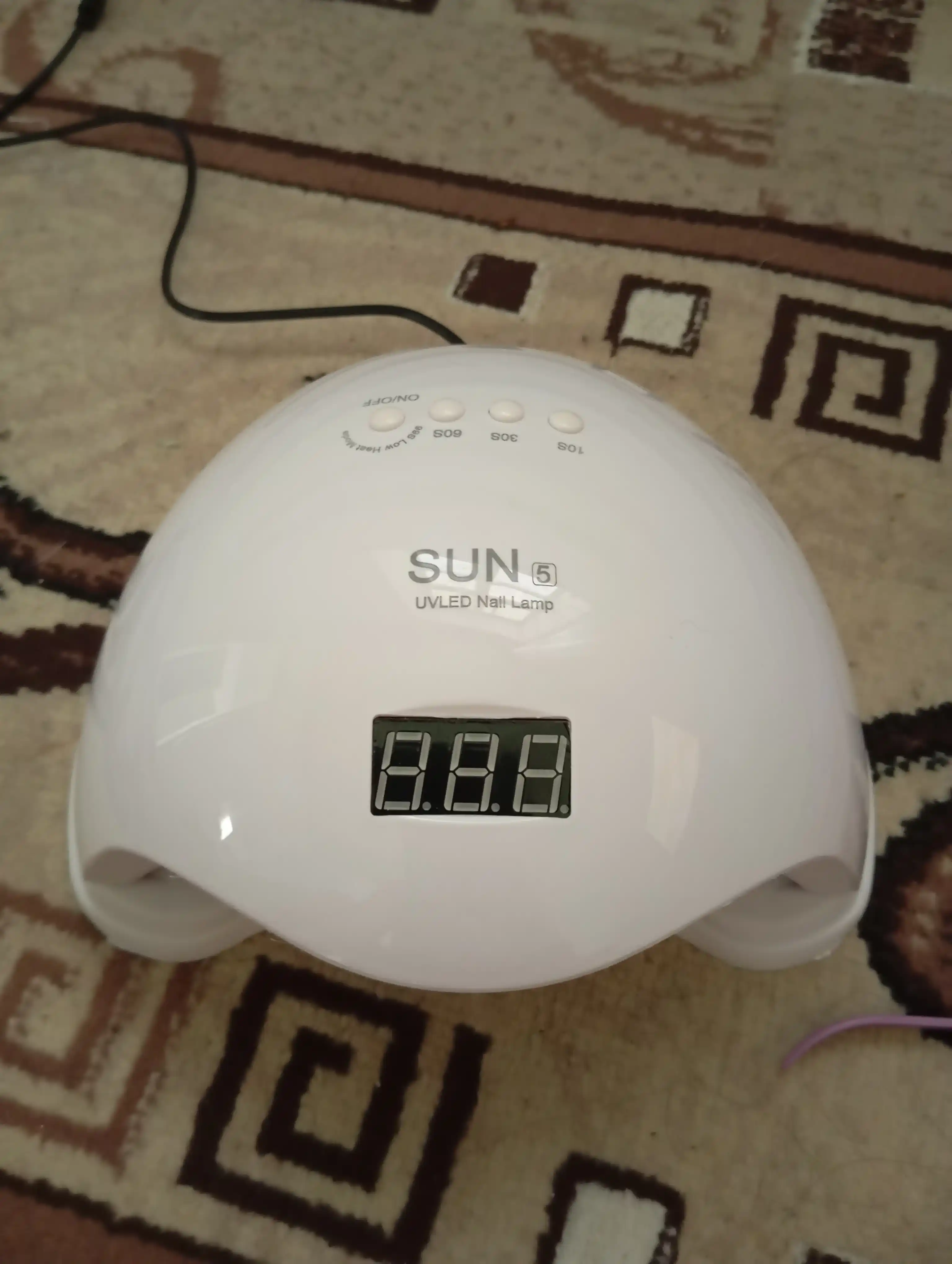 Yuqori quvvatli UV tirnoq lampasi, tez quriydigan UV lampa, SUN5 USB versiyasi