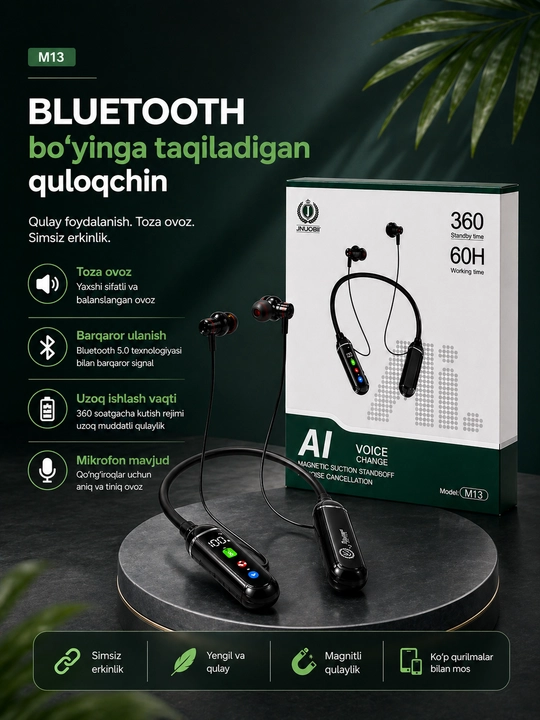 Simsiz Bluetooth quloqchin