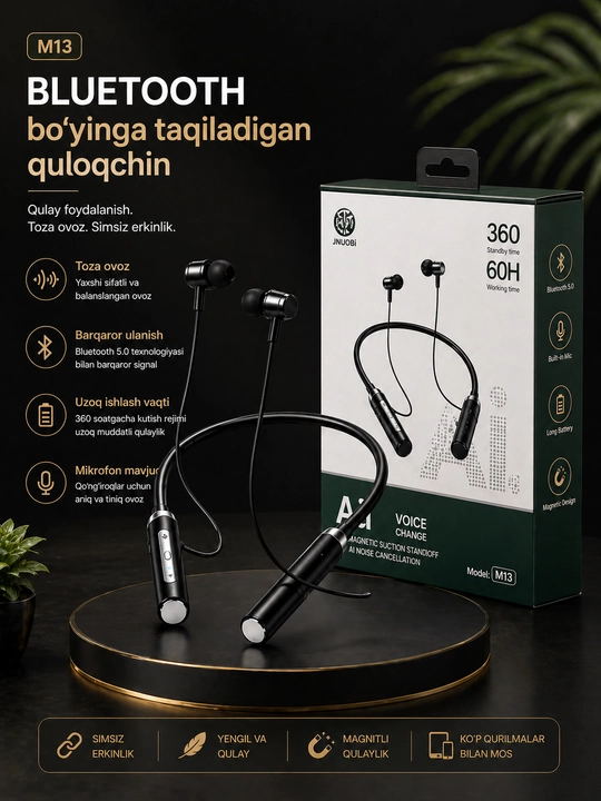 Simsiz Bluetooth quloqchin