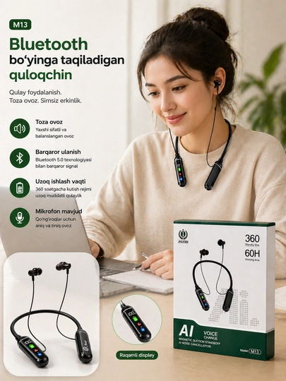 Simsiz Bluetooth quloqchin