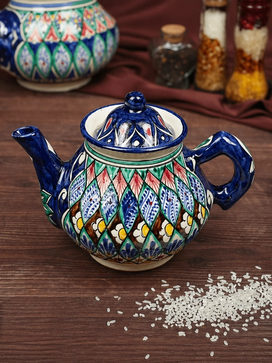 Milliy naqshli choy damlash choynagi, 700 ml - 