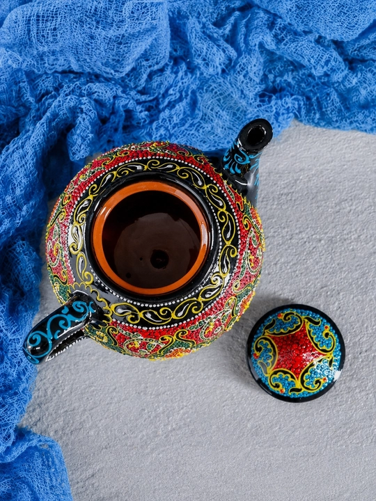 Milliy naqshli choy damlash choynagi, 700 ml - 