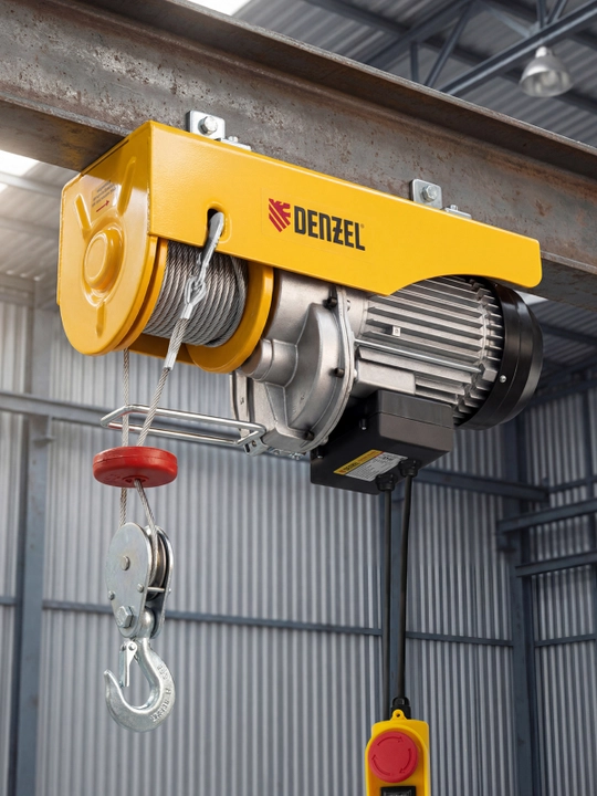 Telfer DENZEL TF-500, elektr 0.5 t, 1020 Vt, balandligi 12 m, 10 m/min, 52012