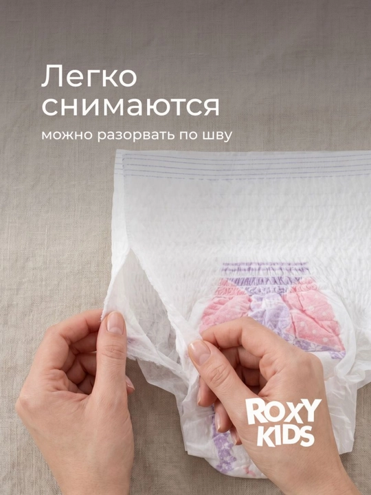ROXY-KIDS Трусы послеродовые впитывающие одноразовые с прокладкой 400 мл, набор 5 шт