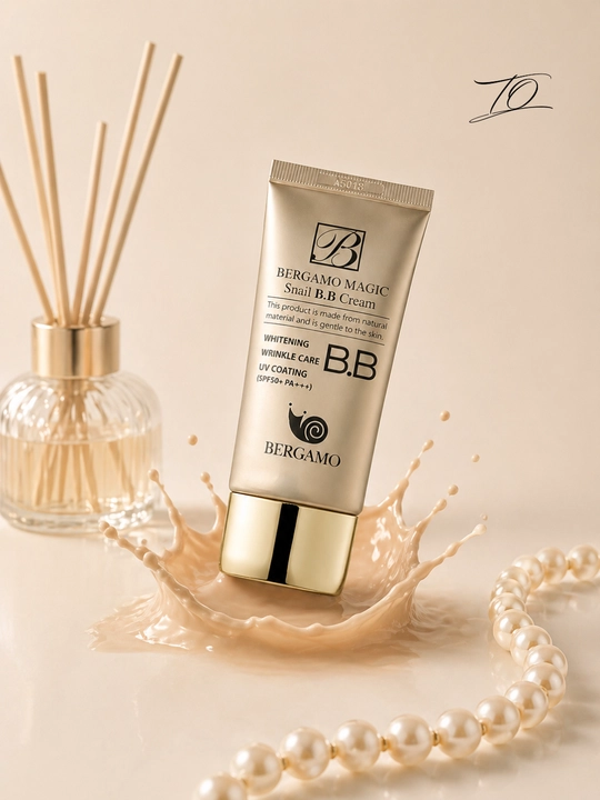 Bergamo Magic Snail BB Cream SPF50+ PA+++ snail mucinli yuz kremi - 