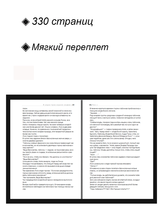 Ранобе, Я украл трон короля эльфов 1 том