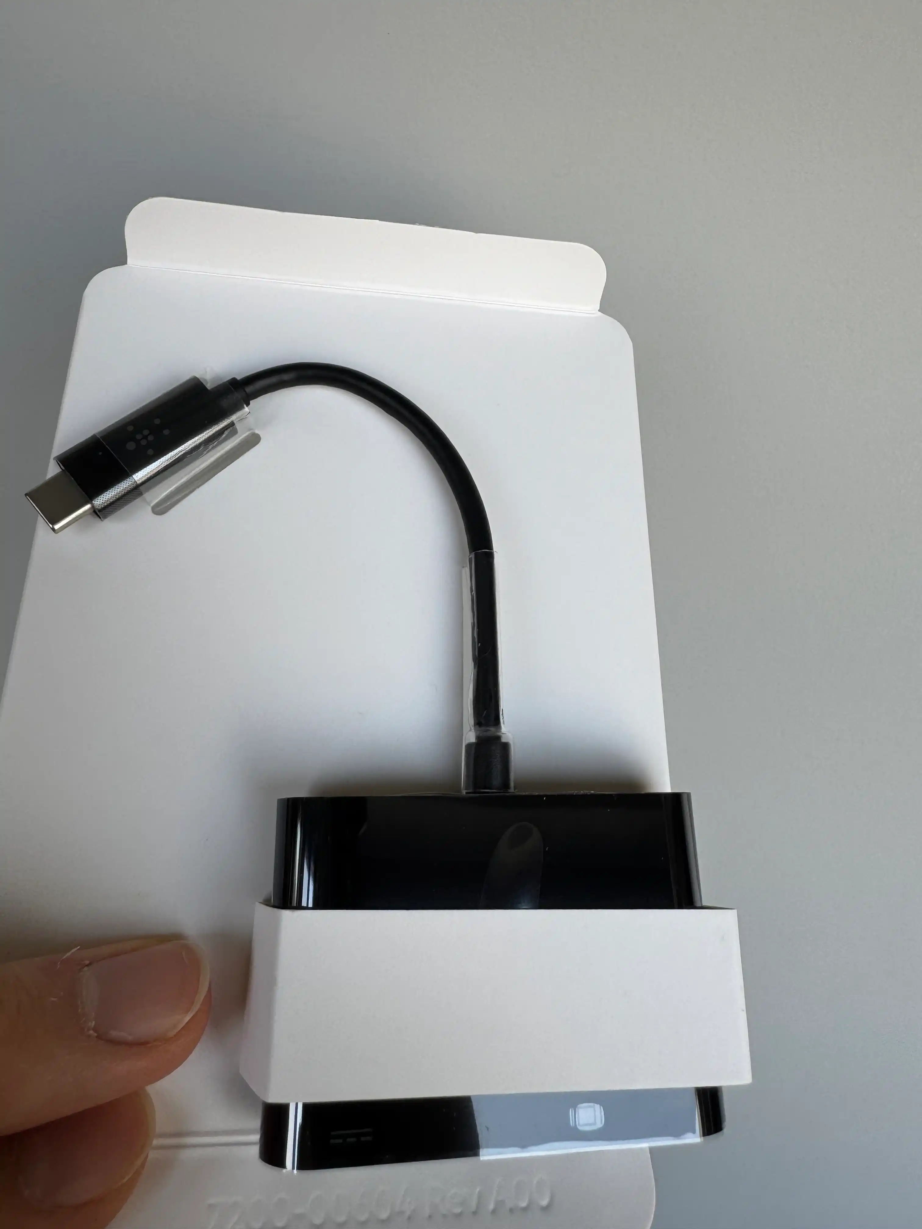 Belkin HDMI VGA adapteri, USB C VGA quvvatlash moslamasi, o‘tkazgich
