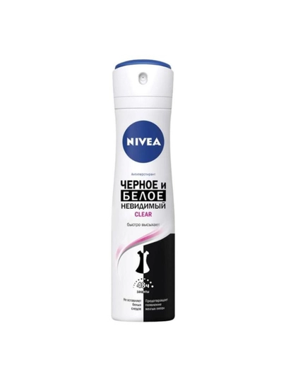 Nivea антиперспирант женский “Black&White Invisible Authentic” 150 ml
