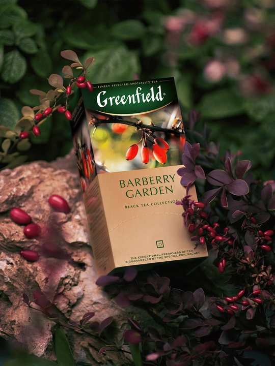 Чай черный Greenfield Barberry Garden, 1.5 г, 25 пакетиков