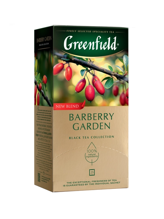 Чай черный Greenfield Barberry Garden, 1.5 г, 25 пакетиков
