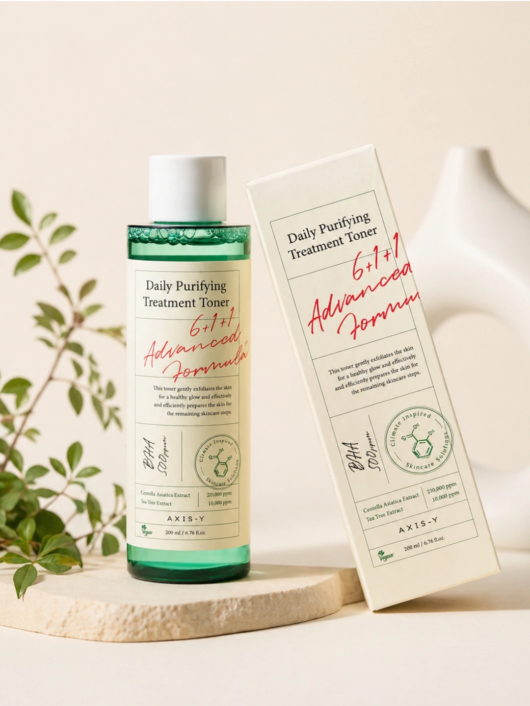 AXIS-Y Daily Purifying Treatment Toner, 200 ml, tozalovchi tonik muammoli teri uchun