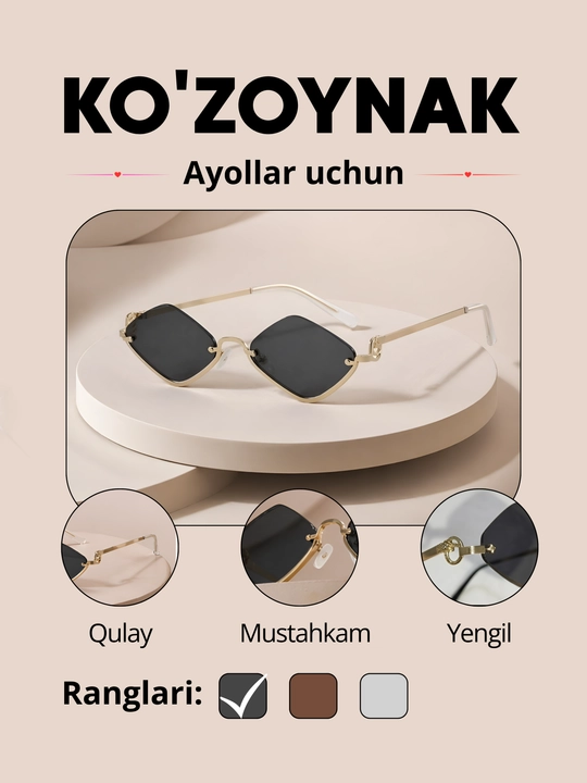 Ayollar uchun quyoshdan himoya qiluvchi. Zamonaviy va Elegant Stil