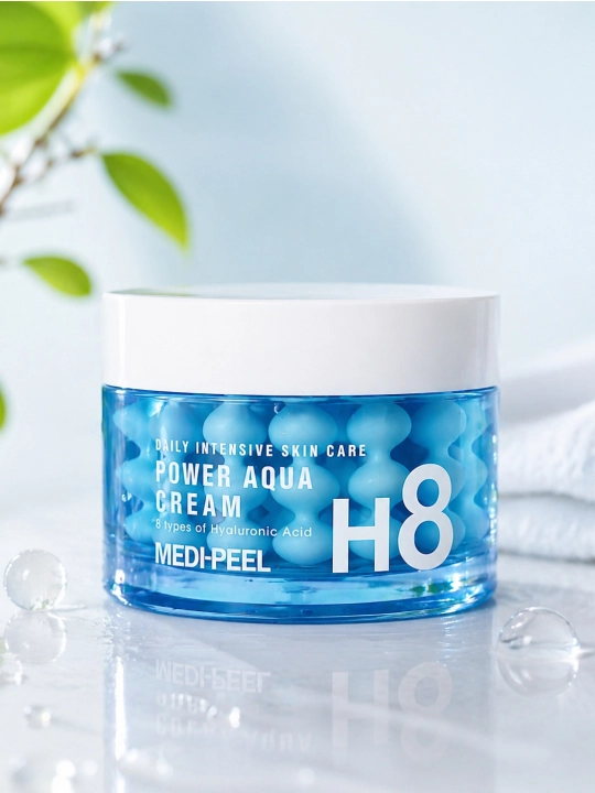 MEDI-PEEL Power Aqua Cream namlovchi yuz kremi gialuron kislotasi bilan - 