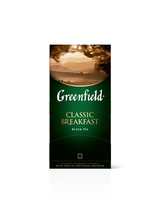 Qora choy Greenfield Classic breakfast, 25 dona, 2 g, 50 g