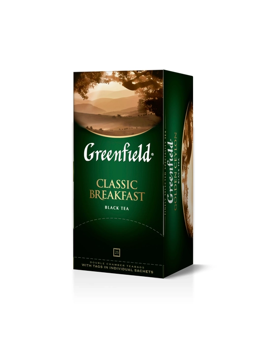 Qora choy Greenfield Classic breakfast, 25 dona, 2 g, 50 g
