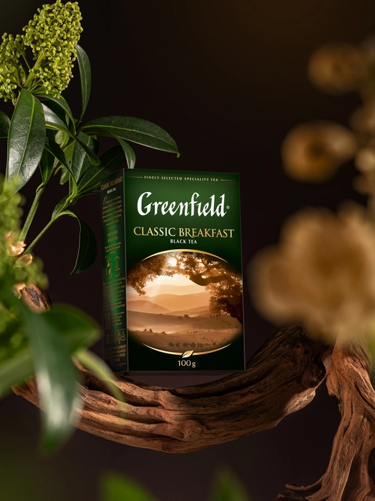 Qora choy Greenfield Classic Breakfast, bargli, 100 g