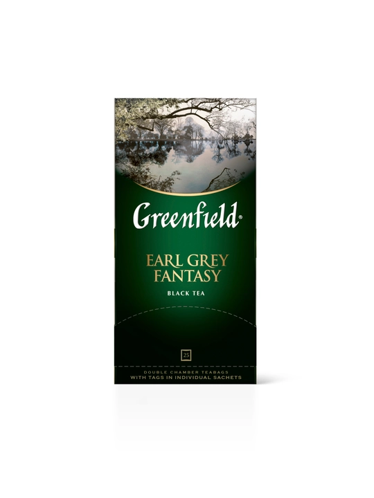 Чай черный Greenfield Earl Grey Fantasy, в пакетиках, 2 г * 25 шт