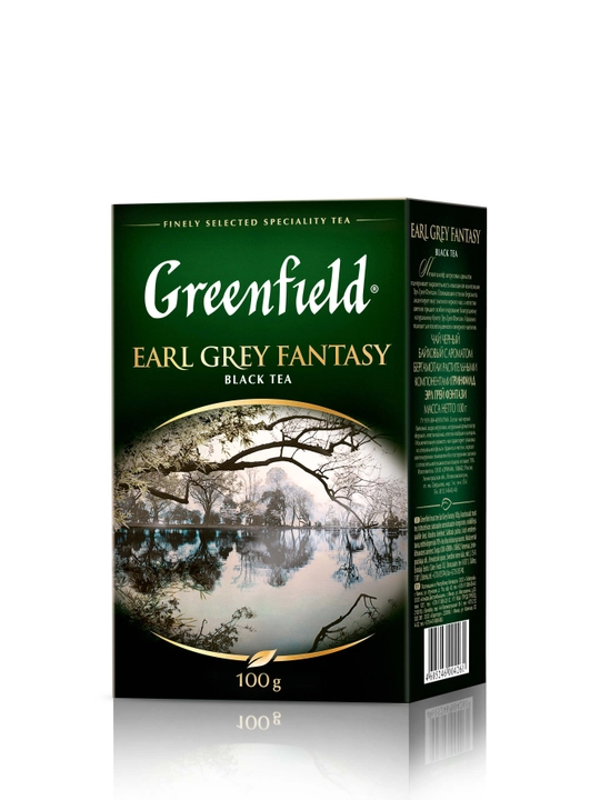Чай чёрный Greenfield Earl Grey Fantasy, листовой, 100 г