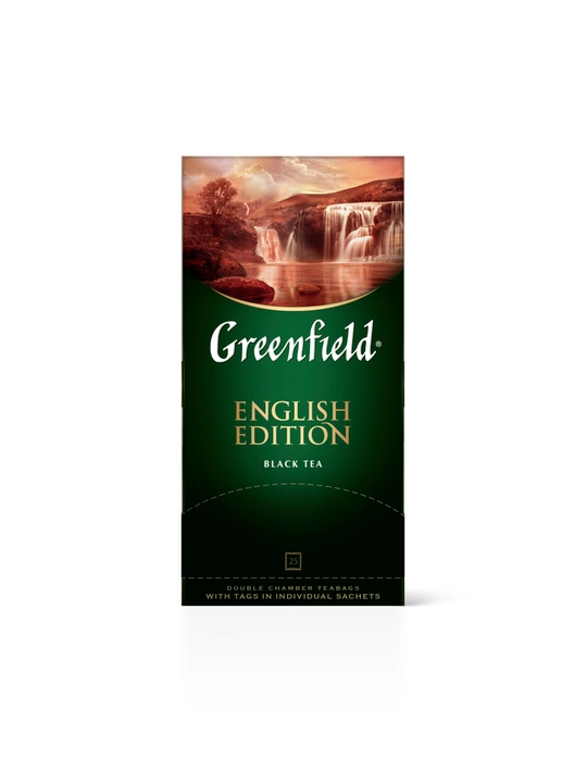 Чёрный чай Greenfield English Edition, 2 г, 25 шт