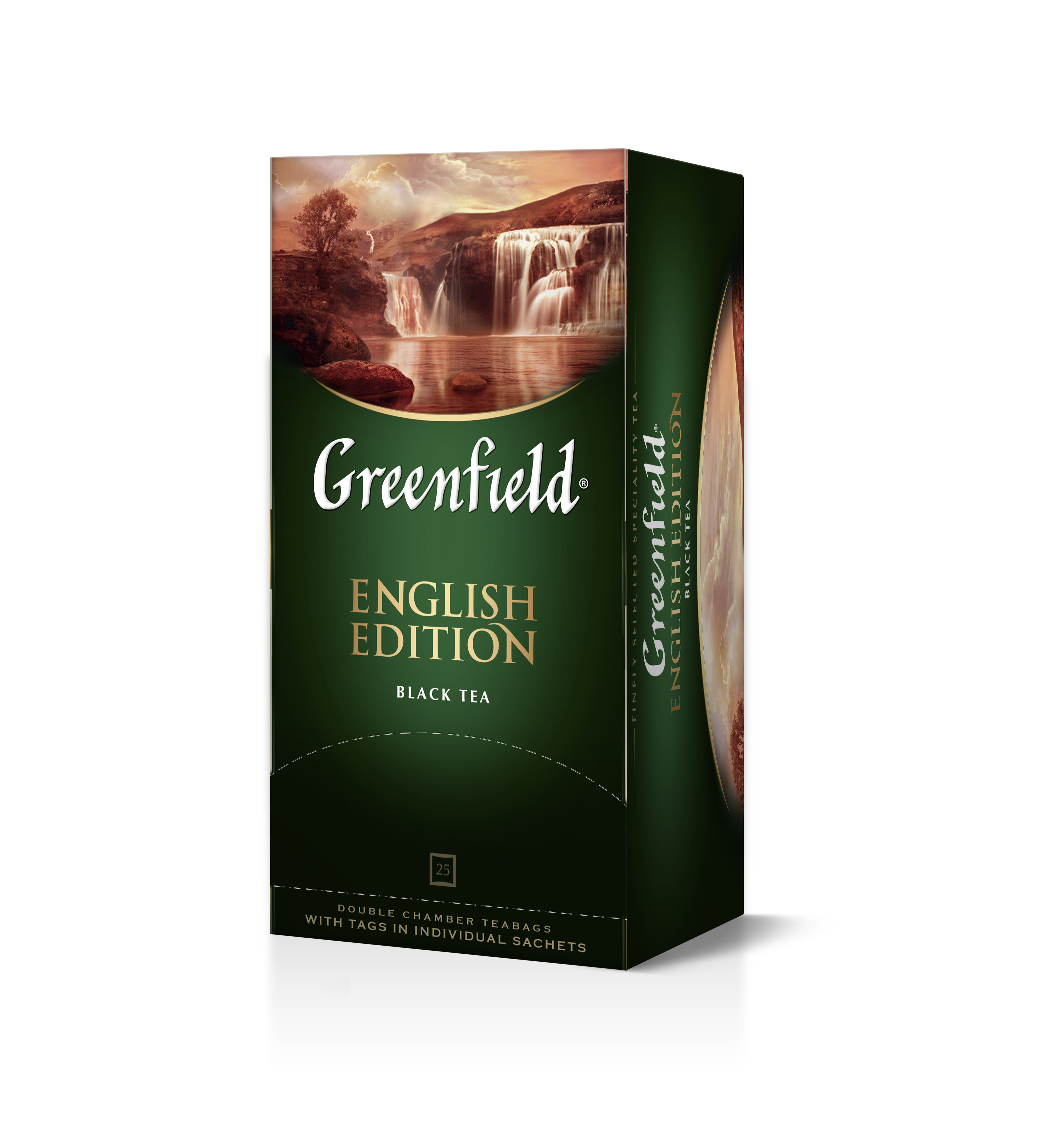 Чёрный чай Greenfield English Edition, 2 г, 25 шт