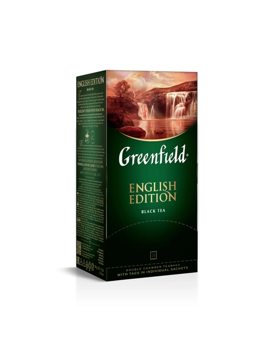 Чёрный чай Greenfield English Edition, 2 г, 25 шт