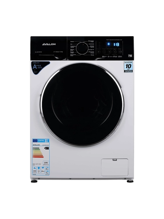 Стиральная машина Avalon AVL-WM 1810 W 8кг 1200 об/мин инвертор белая - 
