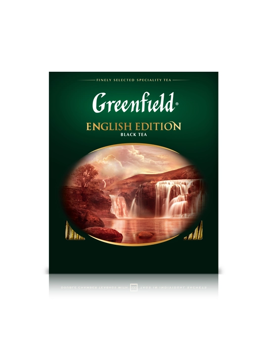 Qora choy Greenfield English edition, 2 g, 100 dona