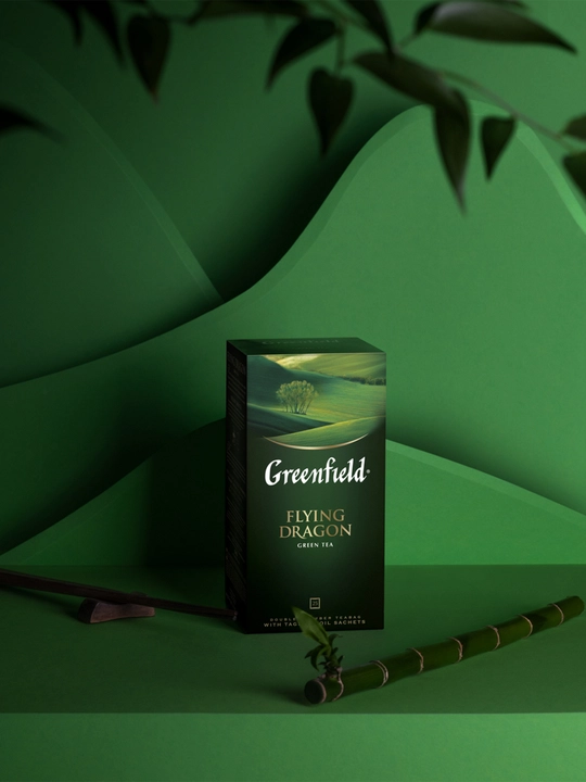 Чай зелёный Greenfield Flying dragon, 2 г, 25 пакетиков